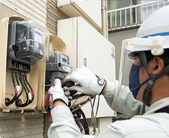 電気メーターの取替